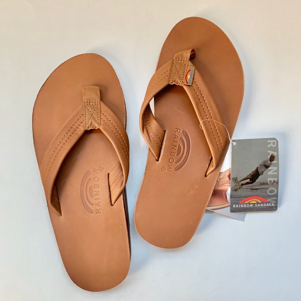 | rainbow tan double layer 302alts sandal |
